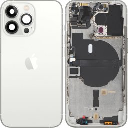 Capac Baterie Apple iPhone 13 Pro, Cu Carcasa Mijloc, Argintiu, Swap Premium