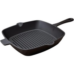 Tigaie Grill, din Fonta, cu Maner, Grunberg, 26 x 26 cm