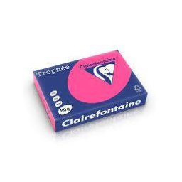 Hartie Color Clairefontaine Fluo A4 Roz