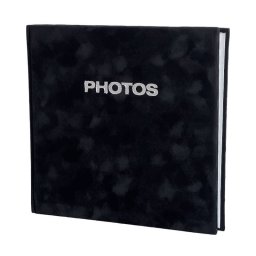 Album Foto Procart Catifea Stocare 200 Fotografii 10x15Cm Spatiu Notite Negru