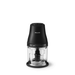 Tocator Philips HR1501/00 Tehnologie PowerChop Capacitate Bol 1L 2 Viteze 4 Lame 450W Negru