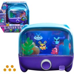 Jucarie Interactiva Digitala Spinmaster Bitzee Aquarium cu Sunete si Lumini 30 Creaturi Marine Virtuale 5 ani+ Albastru Turcoaz