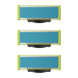 Rezerve Philips OneBlade QP235/50 Pachet de 3 Lame Anti-Friction pentru Piele Sensibila Compatibile cu Orice Aparat OneBlade