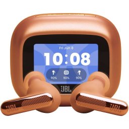 Casti JBL LIVE BEAM 4 True Wireless Hi-Res Smart Charging Case True Adaptive Noise Cancelling 2.0 6 Microfoane Autonomie pana la 48h Bluetooth LE IP55 Orange