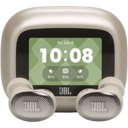 Casti JBL LIVE BUDS 4 True Wireless Hi-Res Smart Charging Case True Adaptive Noise Cancelling 2.0 6 Microfoane Autonomie pana la 40h Bluetooth LE IP55 Sampanie