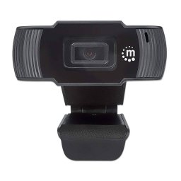 Camera web Manhattan USB 2MP 1080p Full HD USB-A Negru