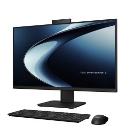 Sistem All in One ASUS ExpertCenter P470VAK-BPE909X Core 5 210H 27inch FHD 16GB DDR5 512GB SSD Intel Graphics 1080p webcam WLAN + Bluetooth LAN Keyboard + Mouse Windows 11 Pro Black