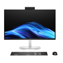 Sistem All in One HP EliteStudio 8 G1i AI PC Intel Core Ultra 5 235 27inch 2560 Ã 1440 px Touchscreen 16GB DDR5-SDRAM 512GB SSD Windows 11 Pro Wi-Fi 7 (802.11be) Silver