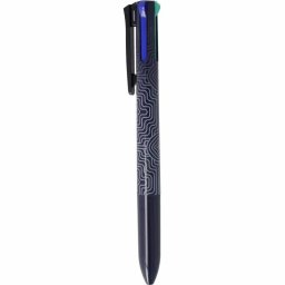Pix cu mecanism Westcott Every4, 4 culori, 0,5 mm