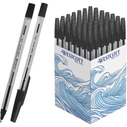 Pix fara mecanism Westcott Now, 0,5 mm, 50 buc/set, negru