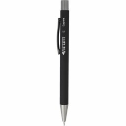 Pix cu mecanism Westcott EcoPrime Softgrip, 0,5 mm, corp negru