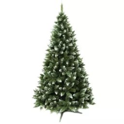 Brad artificial Diamond, cu bază din plastic - verde închis, 180 cm