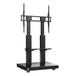 TS2811E Mobile stand for TV or interactive panels 50"–120" Black