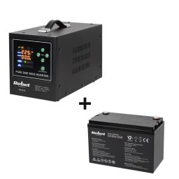 Kit UPS pentru centrala termica Rebel 1000VA 700W, Acumulator GEL 12V 100Ah inclus, POWER-1000-LFP4