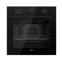 Cuptor electric incorporabil, 73 L, 8 funcții, putere 2519W, ventilație turbo, grill, afișaj LED, negru, ZILAN / ZLN6422