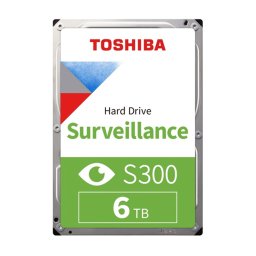TOSHIBA S300 Surveillance Hard Drive 6TB 3.5" 5400rpm 256MB SATA HDWT860UZSVA OEM