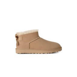 UGG Ghete Ultra Mini Bailey Bow 1185491 00E6 sand