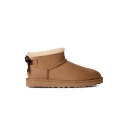 UGG Ghete Ultra Mini Bailey Bow 1185491 00KD chestnut