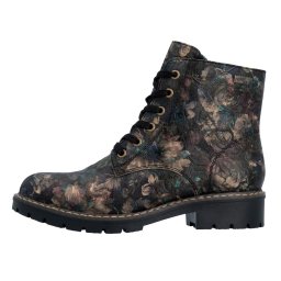 Ghete dama, Rieker, Y9103-90-Multicolor, casual, piele ecologica, impermeabile, imblanite, cu toc, multicolor (Marime: 37)
