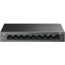 9-Port 10/100 Mbps Desktop Switch with 8-Port PoE+ PORT: 8× 10/100 Mbps PoE+ Ports, 1× 10/100 Mbps Non-PoE Port SPEC: 802.3at/af, 63 W PoE Power, Desktop Steel Case FEATURE: Extend Mode for 250m PoE Transmitting, Isolation Mode, PoE Auto Recovery, Plug a