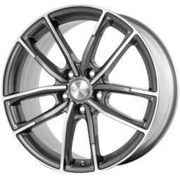 Janta aliaj Brock B38 8x18 5x114.3 et49 Himalaya Grey Voll-Poliert