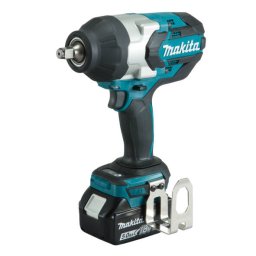 Masina de Insurubat cu Impact Makita DTW1002RTJ cu 2 Acumulatori LXT 18V 5.0Ah si Cutie Macpak Albastru/Negru