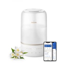 Umidificator Aer Philips Seria1000 HU1510/04 3L Sistem Sky High Mist 6 Setari de Iluminare Alb