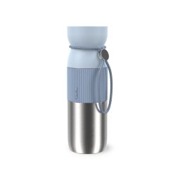 Termos Tefal beYou N2192210, inox, 0.5 L, 100% etanș, capac Quick Press, argintiu & albastru
