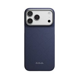 Husa Husa Pitaka pentru iPhone 18 Pro Max, Edge Case, PitaTap™, PTK Weaving - Sapphire Blue