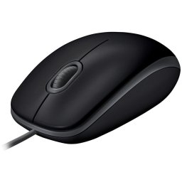 LOGITECH B110 Corded Mouse - SILENT - BLACK - USB - B2B, "910-005508" (timbru verde 0.18 lei)