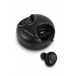 Casti True Wireless cu microfon Esperanza Aries, EH228K, Bluetooth, Touch control, Negru "EH228K" (timbru verde 0.18 lei)