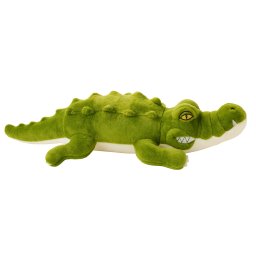 Jucarie de plus Crocodil urias 100 cm, multifunctionala 2 in 1, perna moale pentru imbratisat si relaxare, umplutura elastica din fibre, ideala pentru