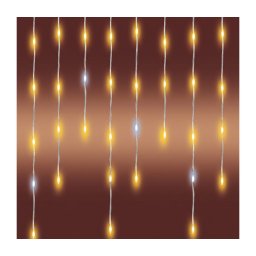 Ghirlandă LED de Crăciun pentru exterior 1200xLED/230V 25x0,56 m IP44 alb cald/alb rece
