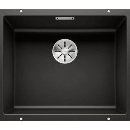 525995 Blanco Subline 500 - Chiuvetă silgranit, 53x46 cm, InFino, negru