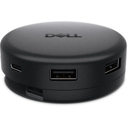 Hub USB-C Dell Pro 7-in-1 DA326 | Travel, 2 Display-uri, 4K, 248mm