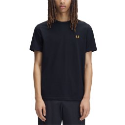 FRED PERRY T-Shirt Contrast Tape Ringer M4613 51C navy