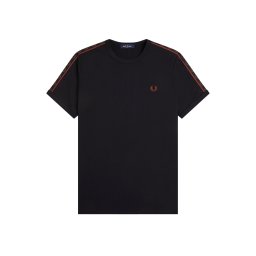 FRED PERRY T-Shirt Contrast Tape Ringer M4613 50C black