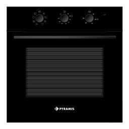 Cuptor Electric Pyramis 60IN 6075 Megalo Sticla Negru