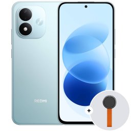 Telefon mobil Xiaomi Redmi Note 17 256GB 6GB RAM Dual Sim 5G Sky Teal + Woven Strap Ring Stand