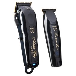 Aparat de tuns Set profesional Magic Clip + Detailer Li Autonomie 100 min, Lame Titanium & DLC