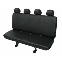 Huse scaun furgoneta 4 locuri Practical, piele ecologica neagra DV4-XXL