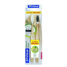 Periuta de dinti manuala Trisa Natural Clean Duo Medium 690368