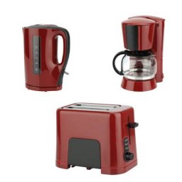 Pachet Prajitor de paine RB1T + Filtru de cafea RB2FC + Fierbator electric RB3W Studio Casa Red