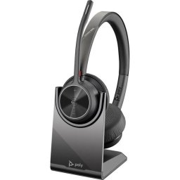Casti Plantronics Voyager 4320 MS USB-A Stereo CS Statie Incarcare Negru