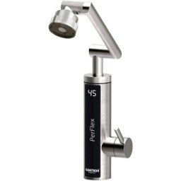 Robinet Electric Samus Perfelex 3300W Carcasa din Inox Afisaj Temperatura Apa Argintiu