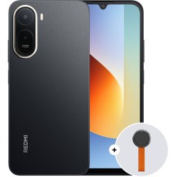 Telefon mobil Xiaomi Redmi A7 Pro 128GB 4GB RAM Dual Sim 4G Black + Woven Strap Ring Stand