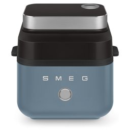 Friteuza cu aer cald Smeg Collezione AFC01SBMAU, 1450 W, 7,3 l, 40-200°C, 7 programe, Mod dublu, Comandă tactila, Timer, LED, Albastru