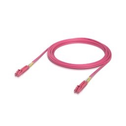 Patch Cord Fibra Optica UBIQUITI UACC-OFC-M2-LULU-5M, Multi-Mode, OM4, Duplex LC/UPC - Duplex LC/UPC, 5 m, Pink