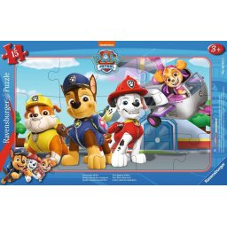 Ravensburger Childrens puzzle Four courageous rescuers (15 pieces, frame puzzle)