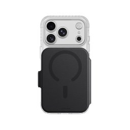 Husa AmazingThing Titan Pro Lens Flip Set iPhone 18 Pro Max Case with Wallet, MagSafe Compatible - Black